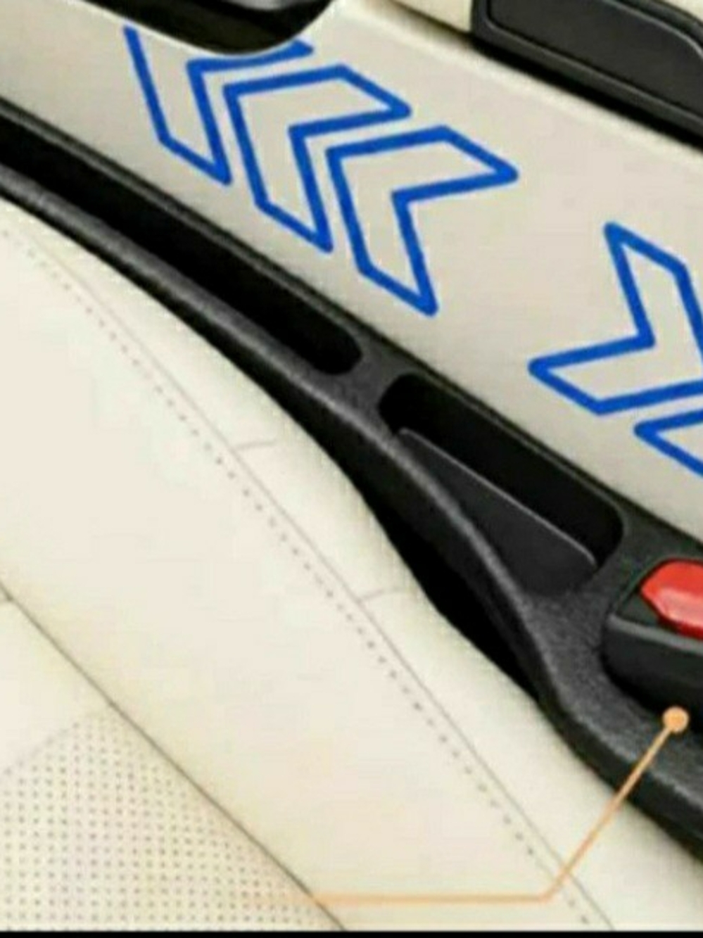 Mazda branded in black plastic inserts are designed as car seat gap fillers. - Picture 3 of 4